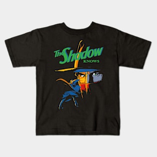 The Shadow Knows Kids T-Shirt